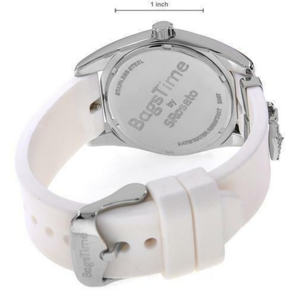 SALE!! S Rosato watch by Bags Time white and yellow. 3 - Picture 4 of 8